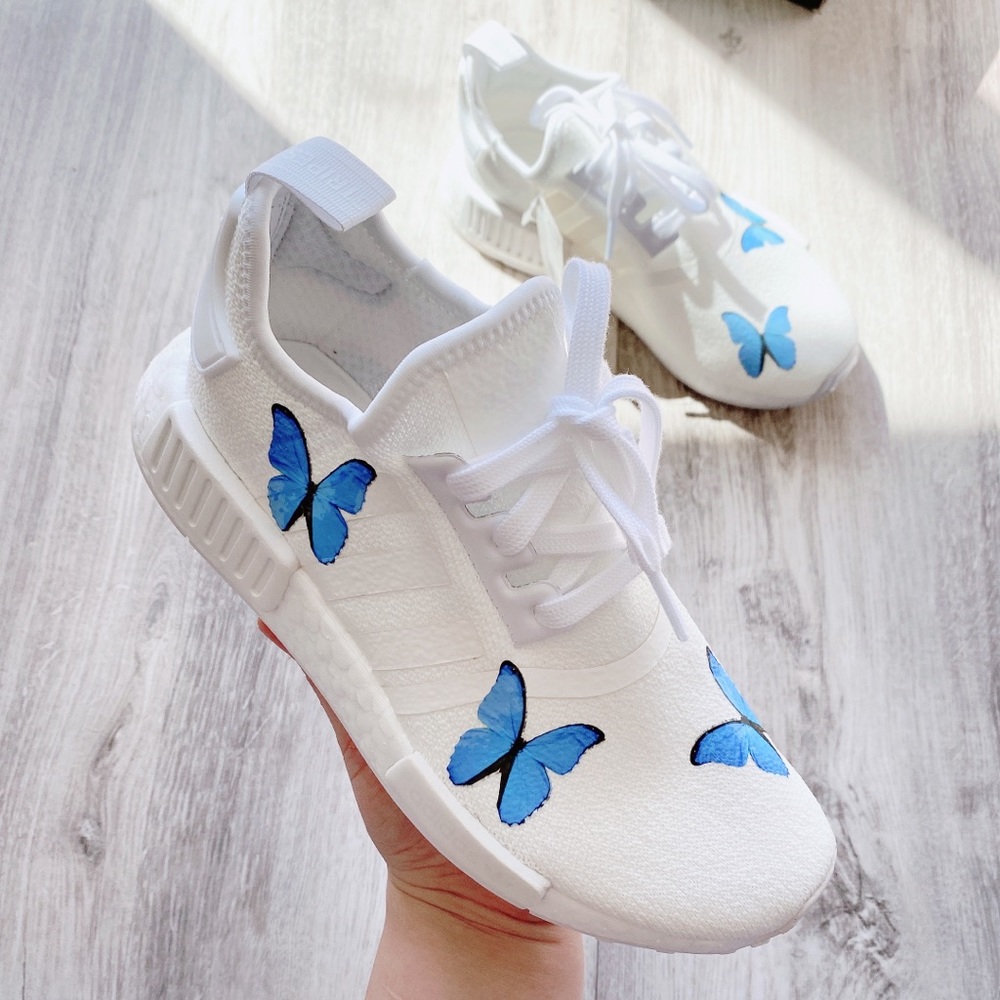 Adidas Nmd r1 custom butterfly 🦋 - Picture 4 of 5